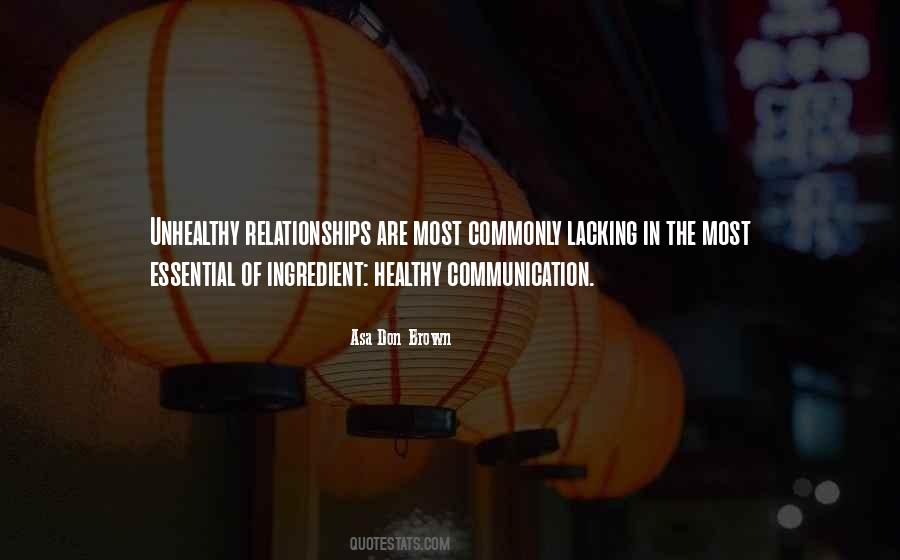 Quotes About Unhealthy Relationships #30264