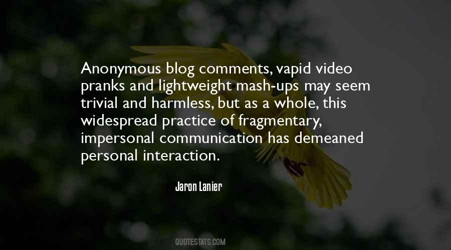 Quotes About Vapid #496144