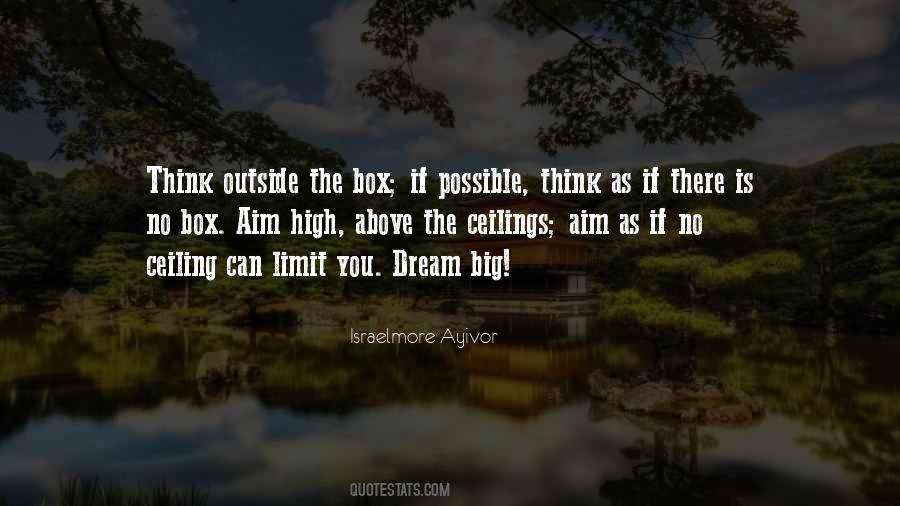 Quotes About Out Of The Box Thinking #101723