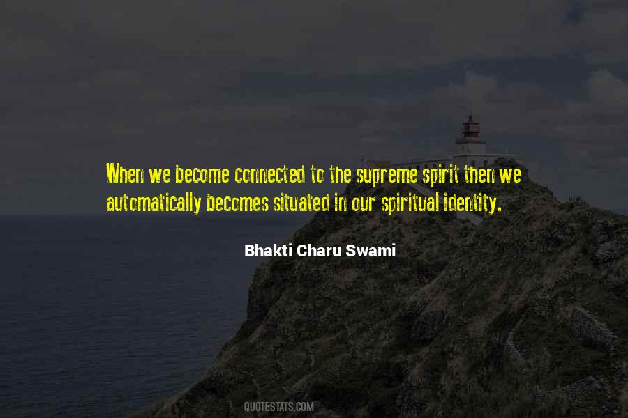 Supreme Spirit Quotes #941230
