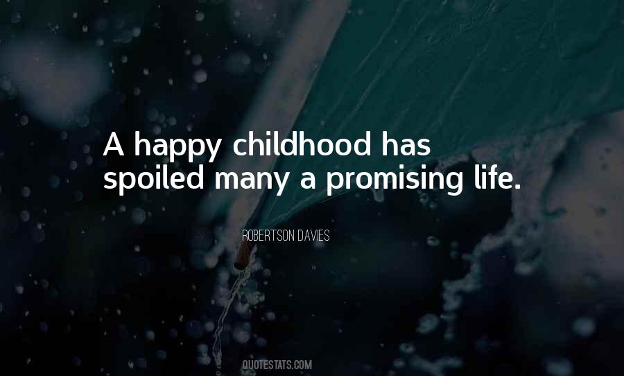 A Happy Childhood Quotes #161883