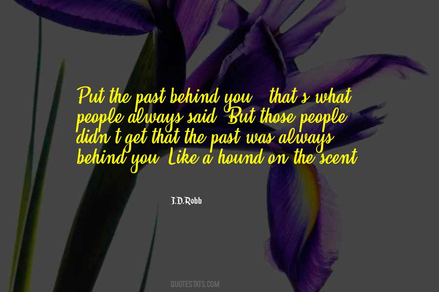 Put The Past Behind You Quotes #131158