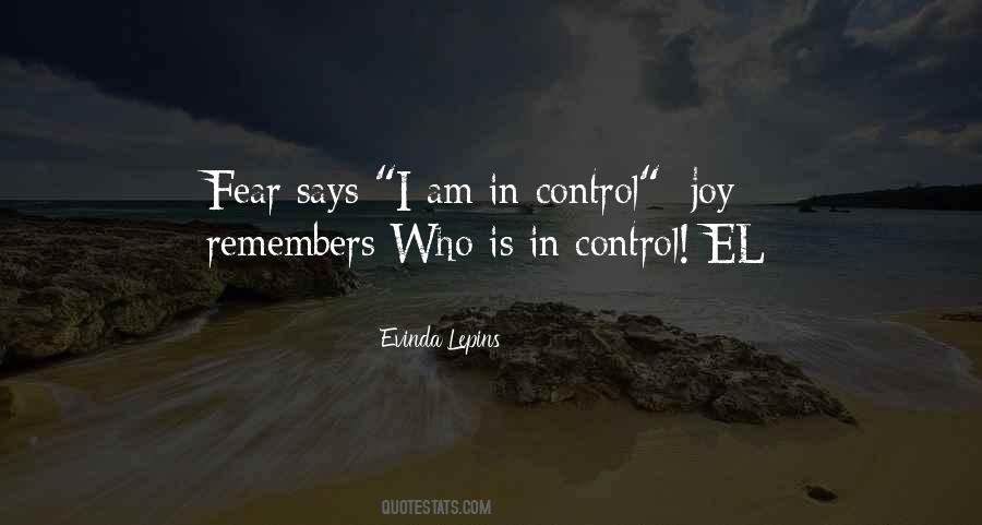 Quotes About Control #1829462