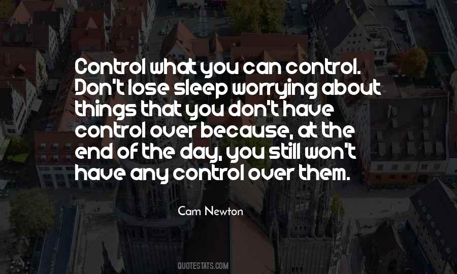 Quotes About Control #1850442