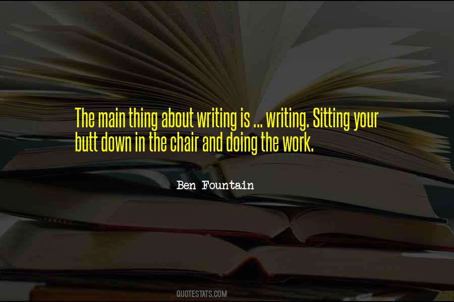 Quotes About Doing Your Work #324183