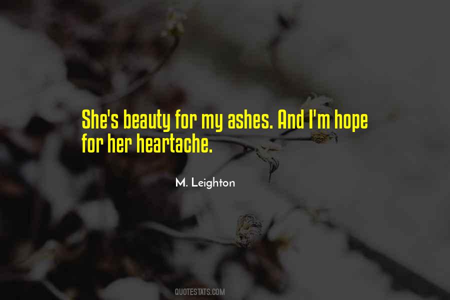 Beauty From The Ashes Quotes #798292