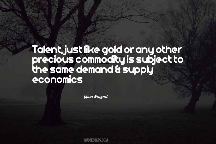 Talent Economics Quotes #89343