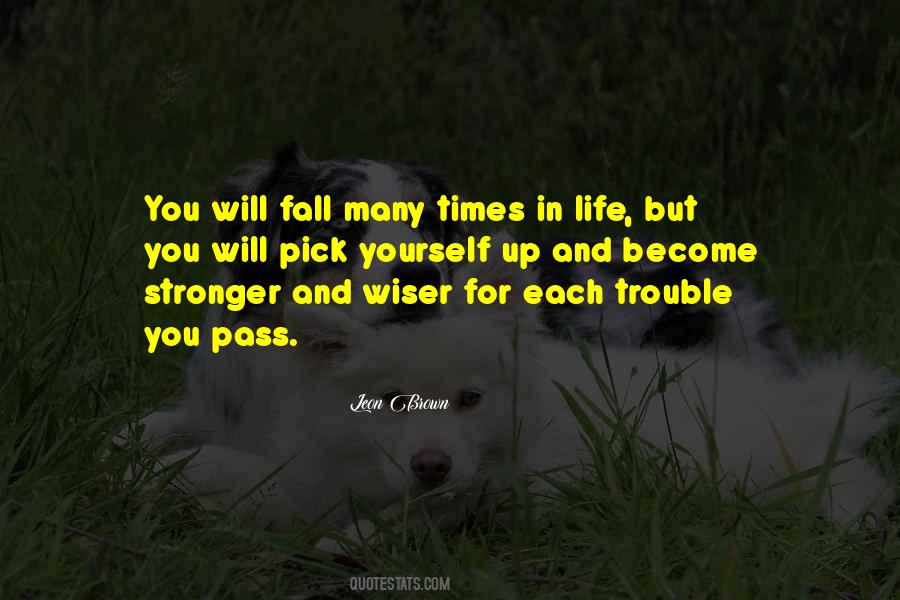 Quotes About Trouble In Life #495309
