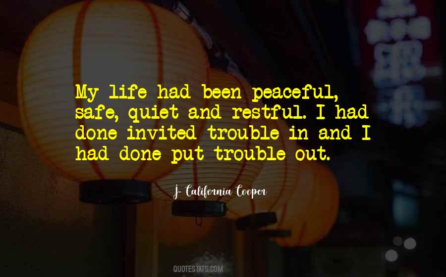 Quotes About Trouble In Life #591163