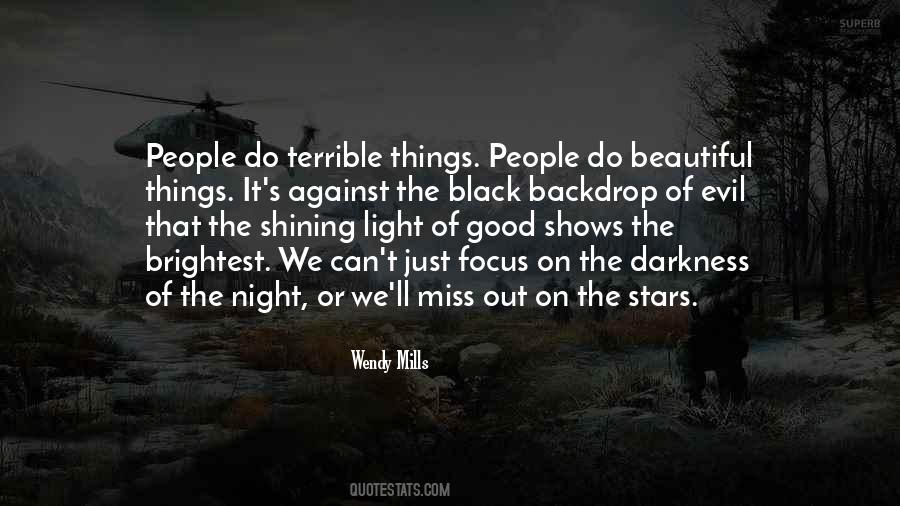 Quotes About Stars And Darkness #1731530
