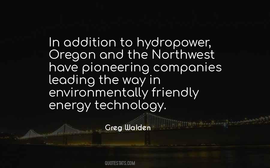 Quotes About Hydropower #1556454