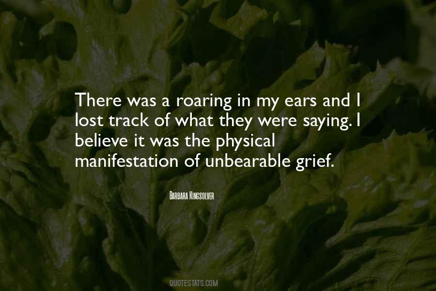 Unbearable Grief Quotes #270213