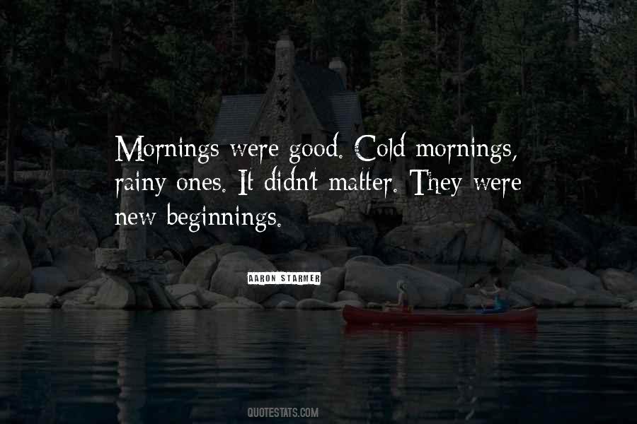 Quotes About Cold Mornings #440749
