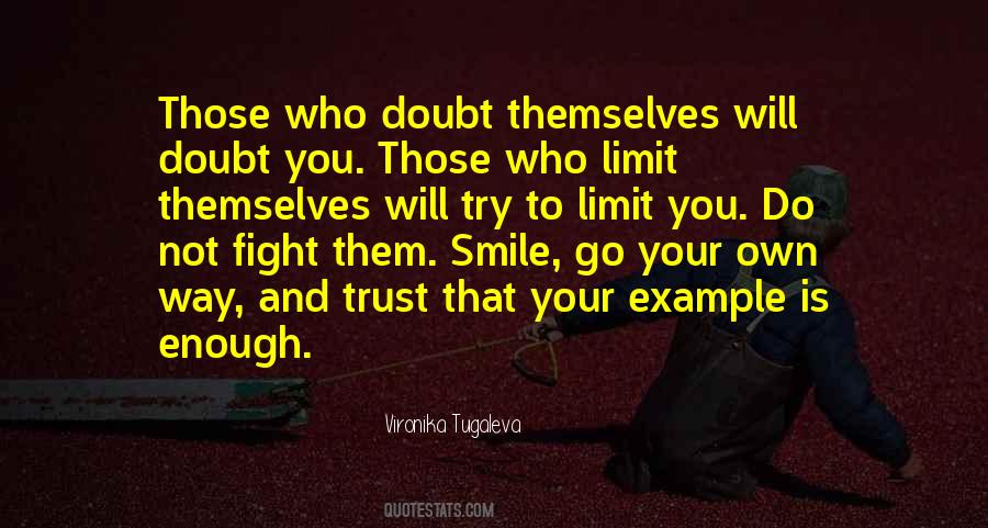 Quotes About Doubt And Trust #1413265