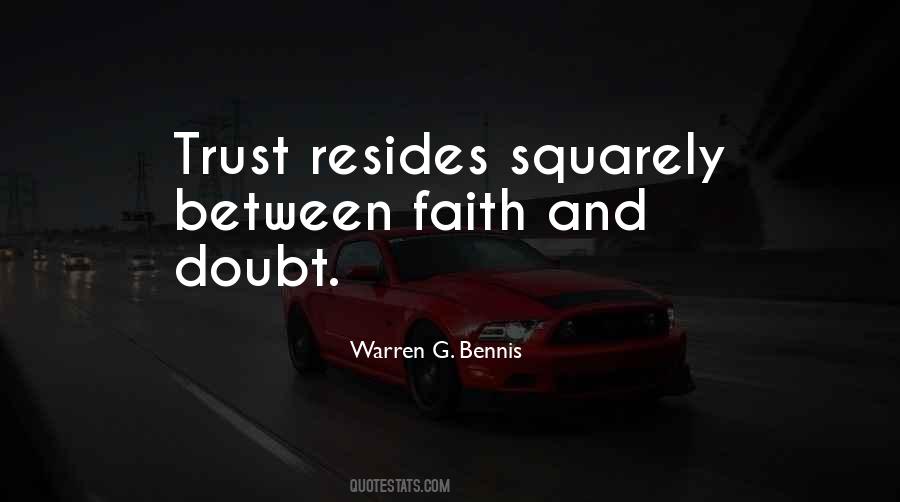 Quotes About Doubt And Trust #665560