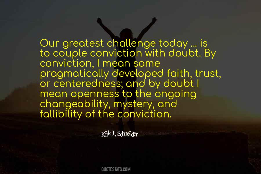 Quotes About Doubt And Trust #943093