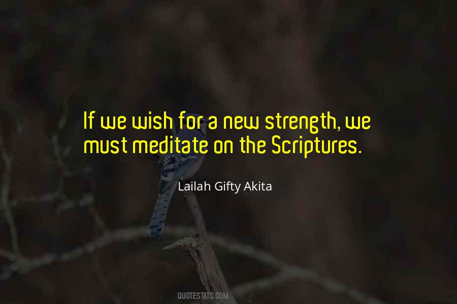 Scriptures Strength Quotes #770306