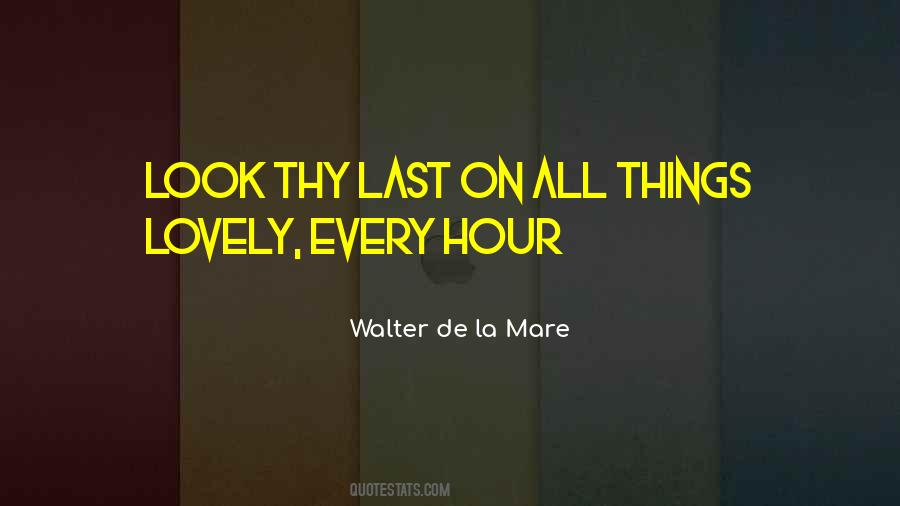 La Mare Quotes #1788642