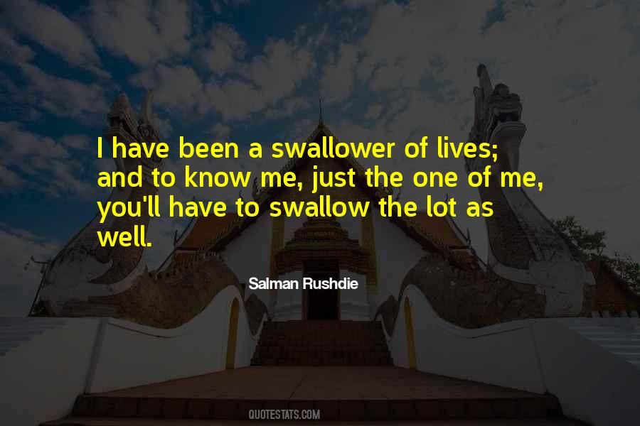 Swallow Me Quotes #1400780