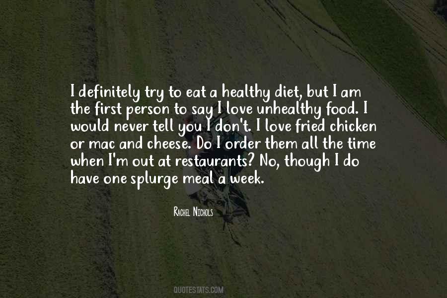 Quotes About Unhealthy Food #804650