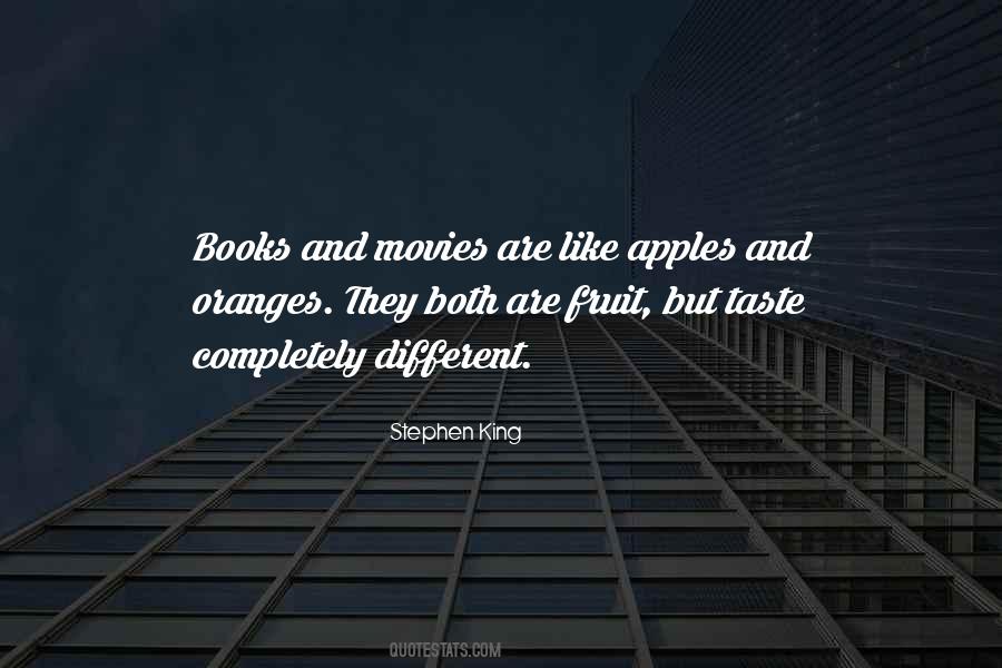 Quotes About Apples And Oranges #488480