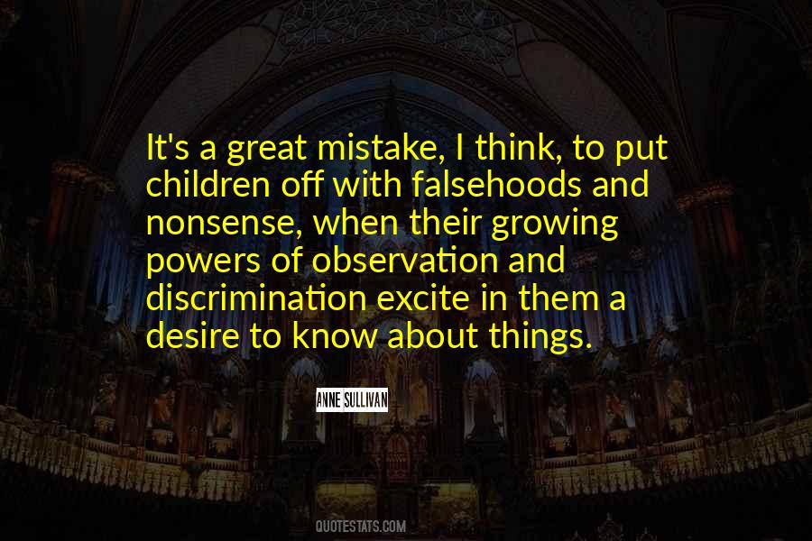 Powers Of Observation Quotes #144022