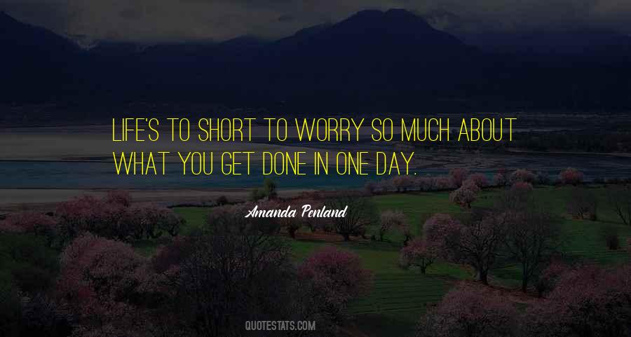 Life Lessons Worry Quotes #282584