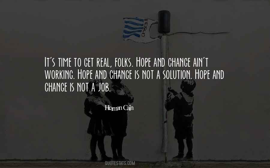 Change And Hope Quotes #231034