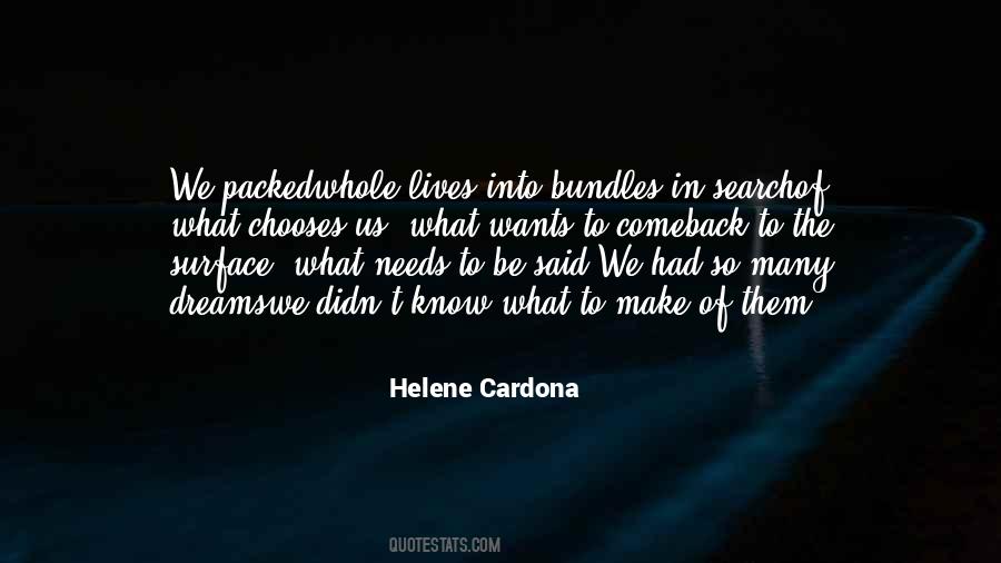 Quotes About Bundles #774678