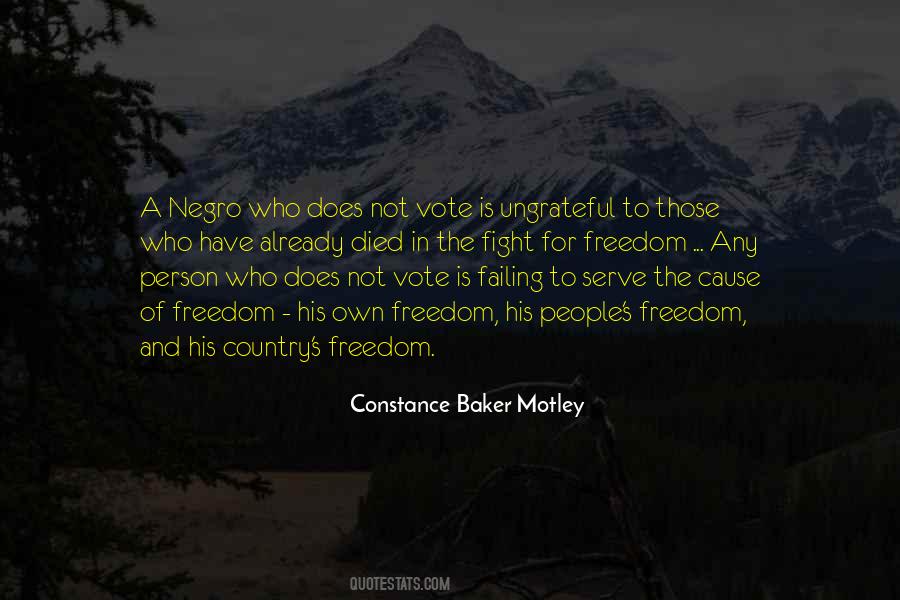 Quotes About Freedom To Vote #178390