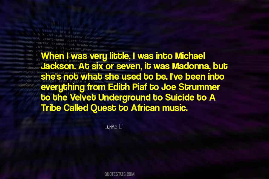 Quotes About Michael Jackson's Music #299288