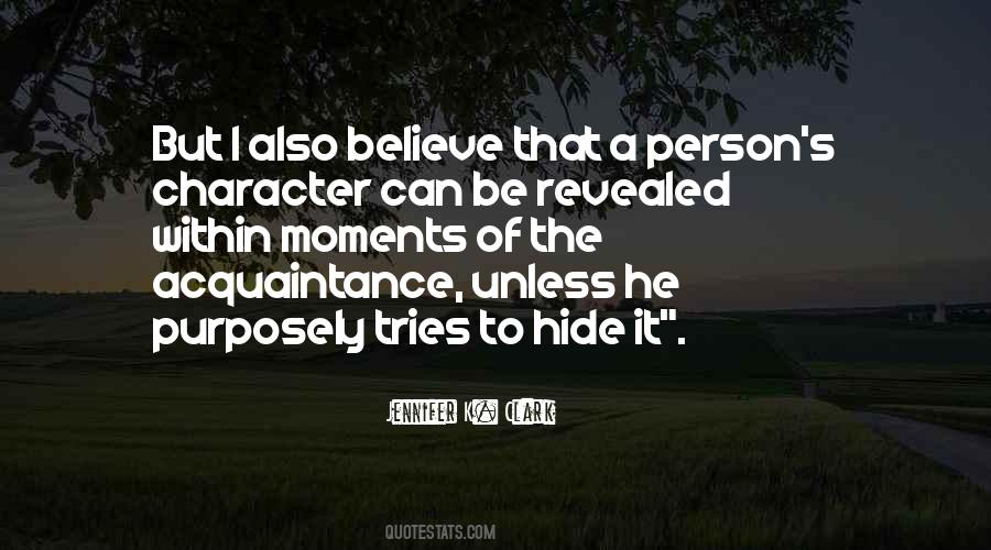 Quotes About Person's Character #1281379