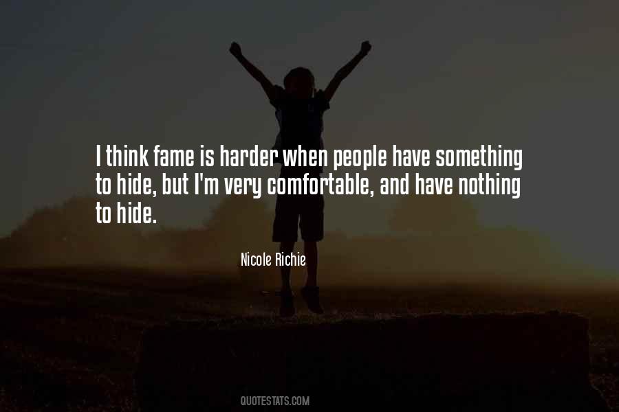 Quotes About Hide Something #229335