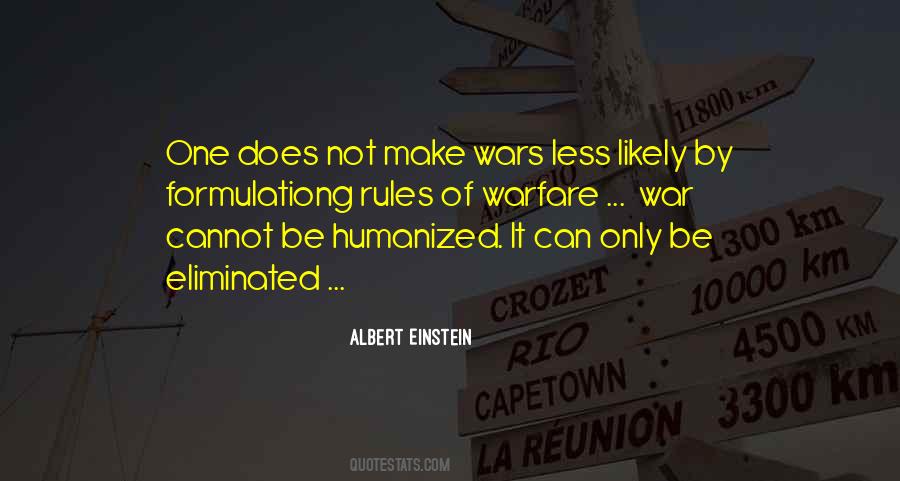 Quotes About Rules Of War #1828559