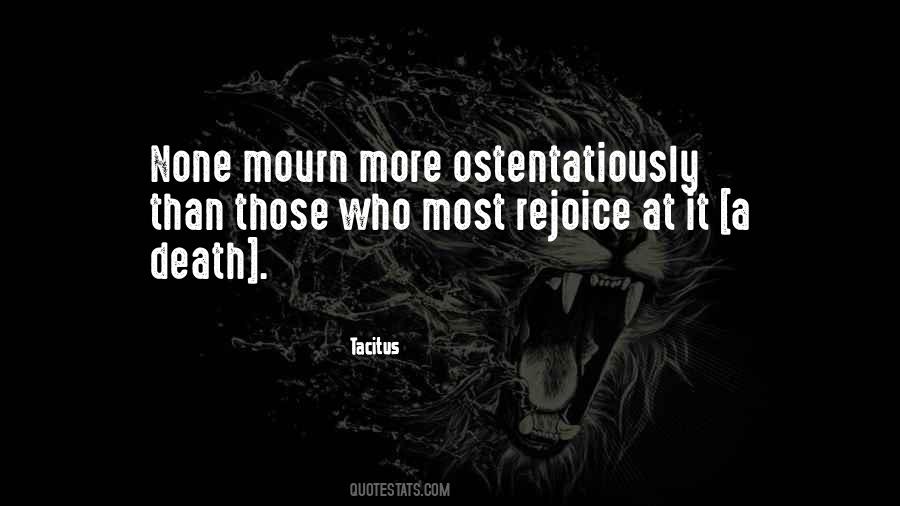 Quotes About Mourning A Death #1765541