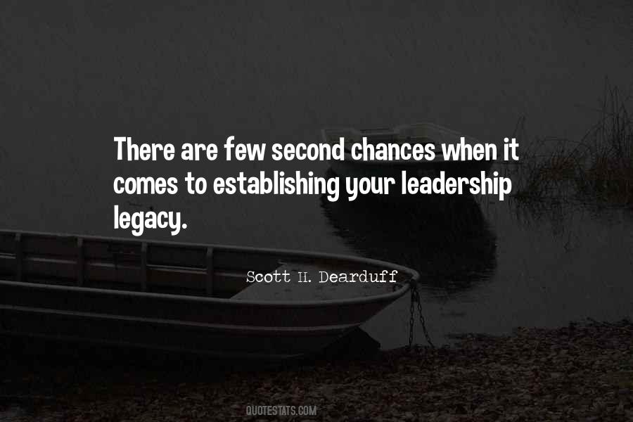 Leadership Legacy Quotes #189431