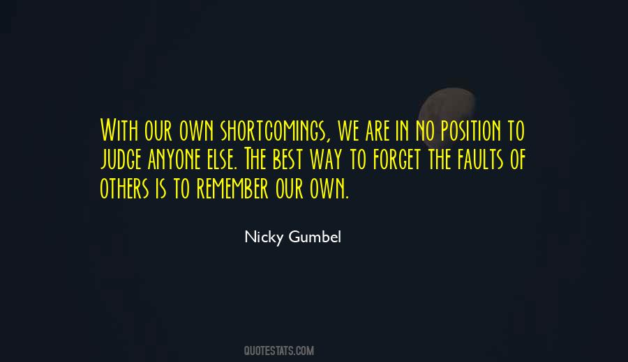 Way To Forget Quotes #1203320
