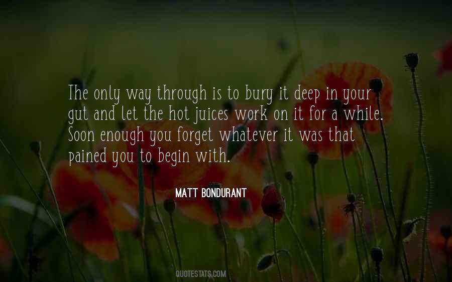 Way To Forget Quotes #153905