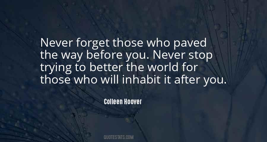 Way To Forget Quotes #446445