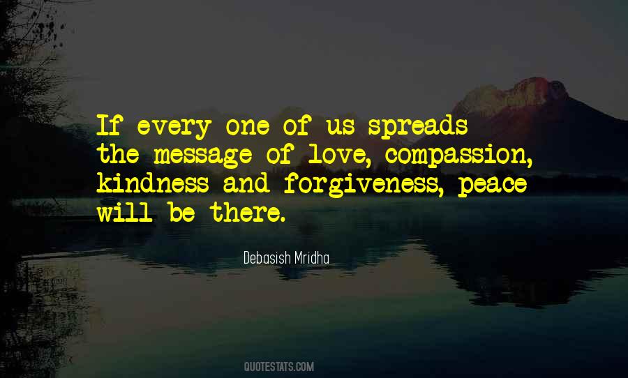 Message Of Love And Compassion Quotes #1212522
