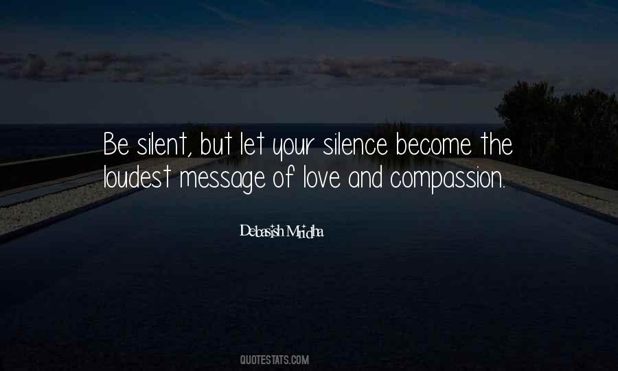 Message Of Love And Compassion Quotes #966063