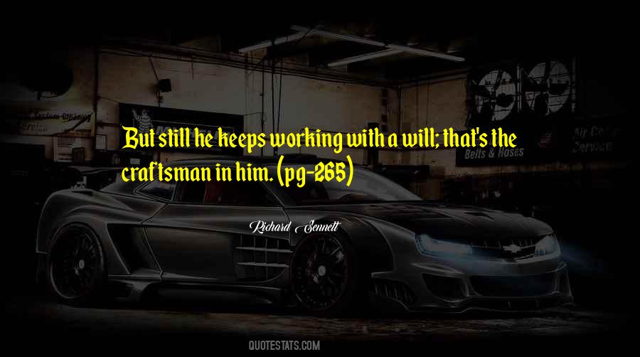 Quotes About Craftsman #313615