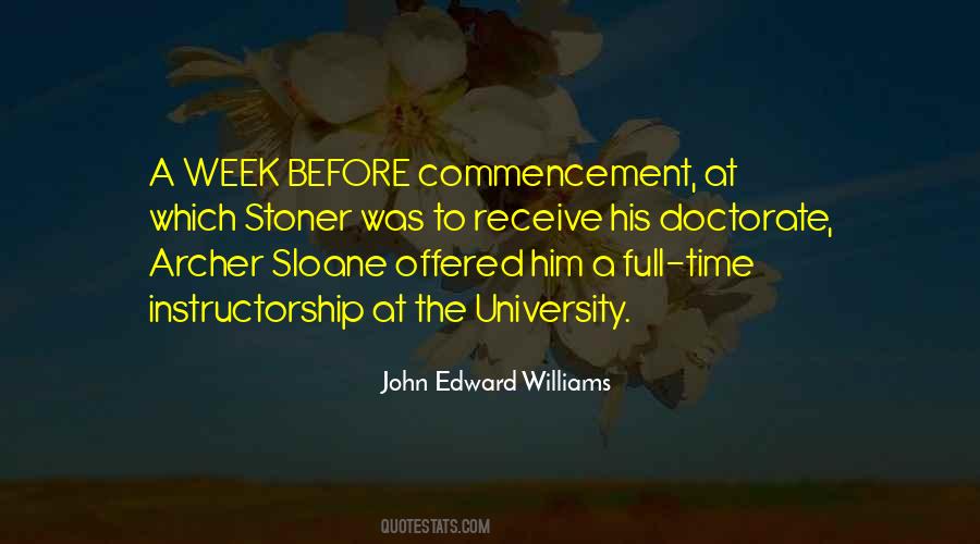 Quotes About Commencement #432087