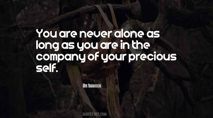 Quotes About About Being Alone #1664779