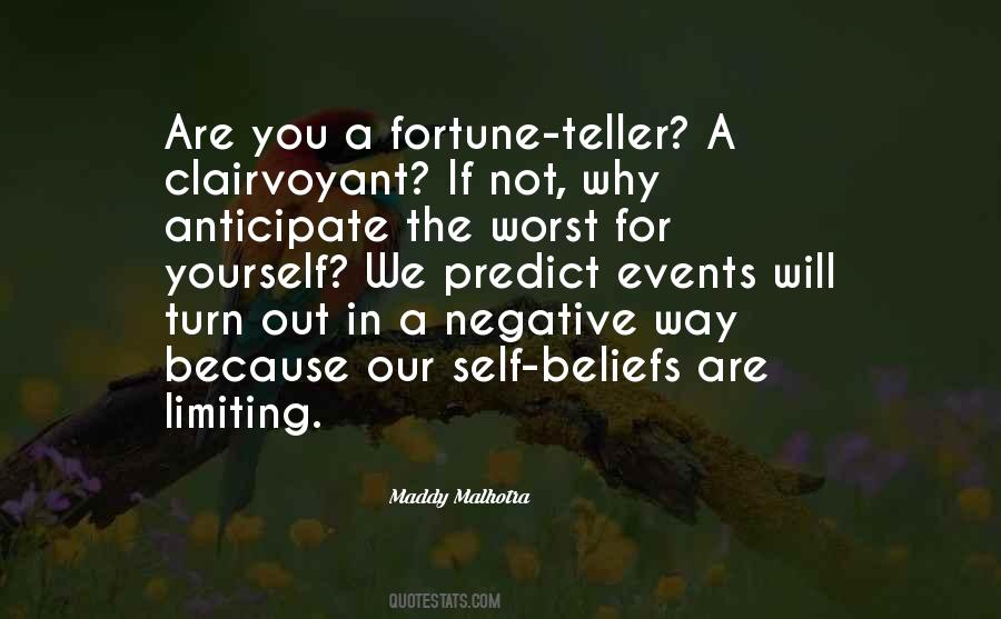 Quotes About Fortune Teller #1771706