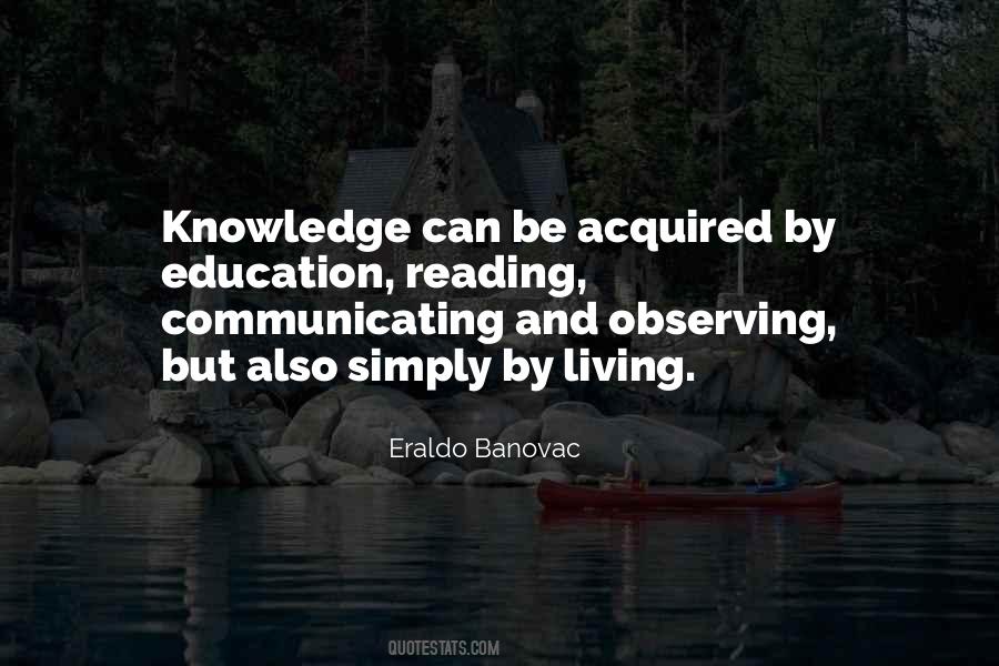Quotes About Knowledge And Education #102261