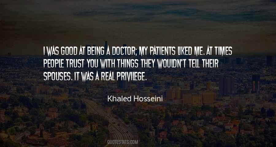 Being A Doctor Quotes #1787997