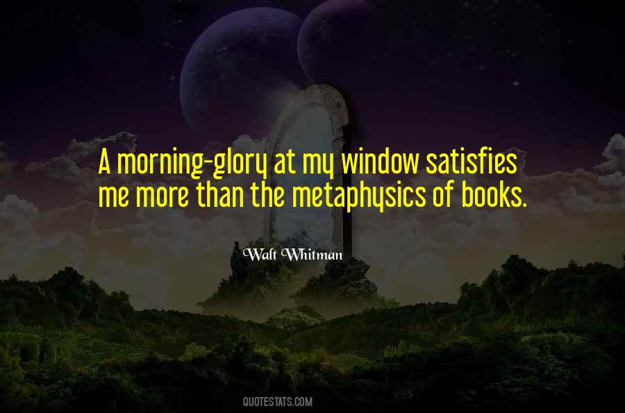 Quotes About Morning Glory #627209