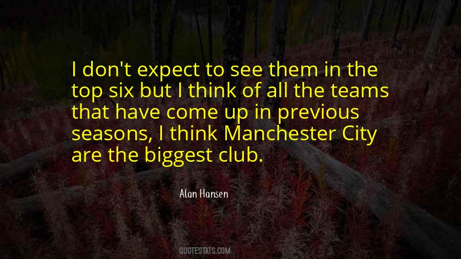 Quotes About Manchester City #46036