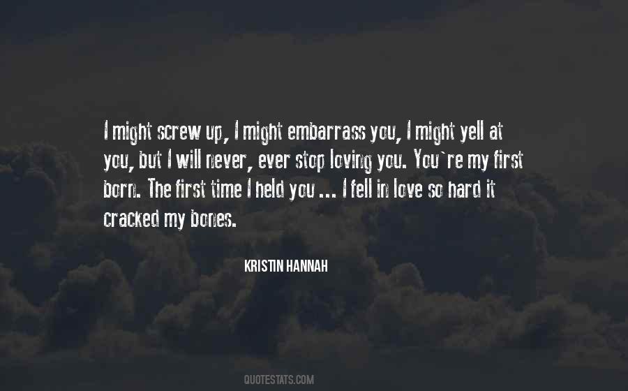 Quotes About My First Born #1529446
